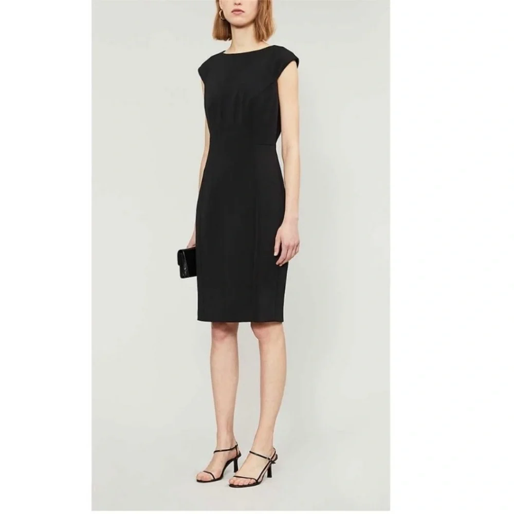Ted Baker Dress Pelagai Knee-Length Shift in Black